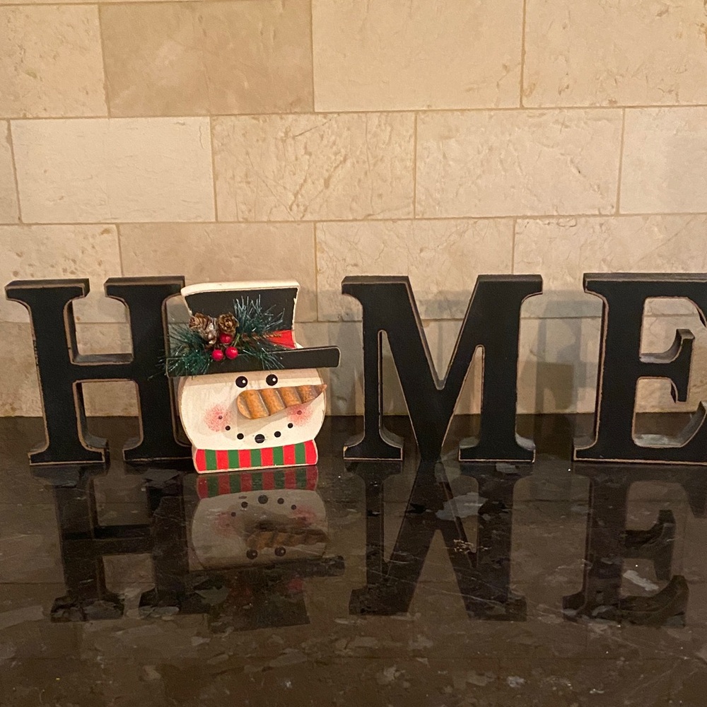 Festive HOME Decor Sign for EVER SEASON